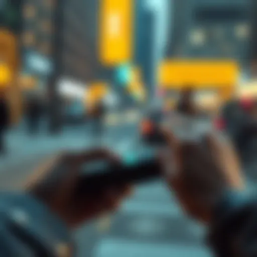 A person using a smartphone to transfer USDT to the Binance exchange without SOL, showing alternative payment methods.