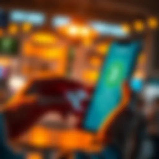 A person using a smartphone app to transfer Bitcoin from Robinhood to a personal wallet.