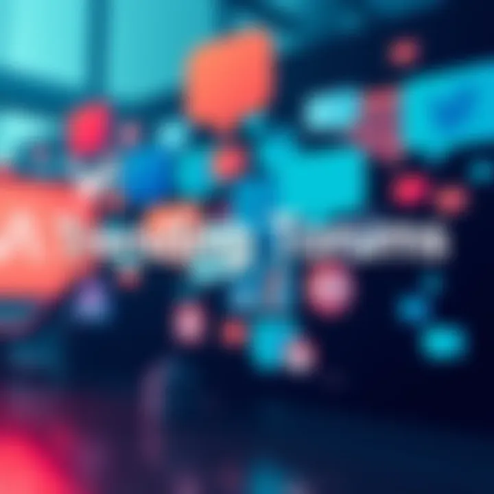 A collage of popular forum themes with chat bubbles and discussion icons