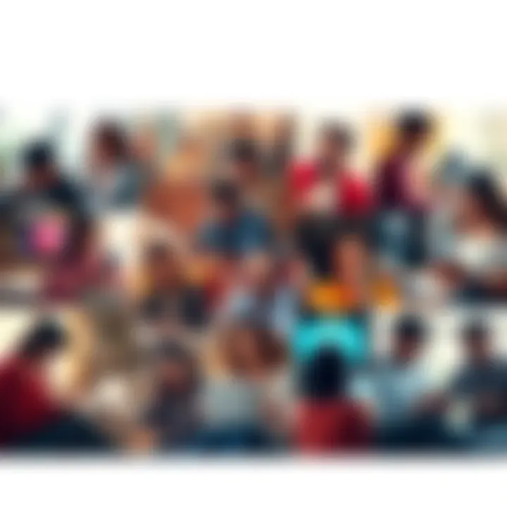 A collage showing people engaging in digital conversations on various devices like smartphones and laptops, highlighting communication changes.