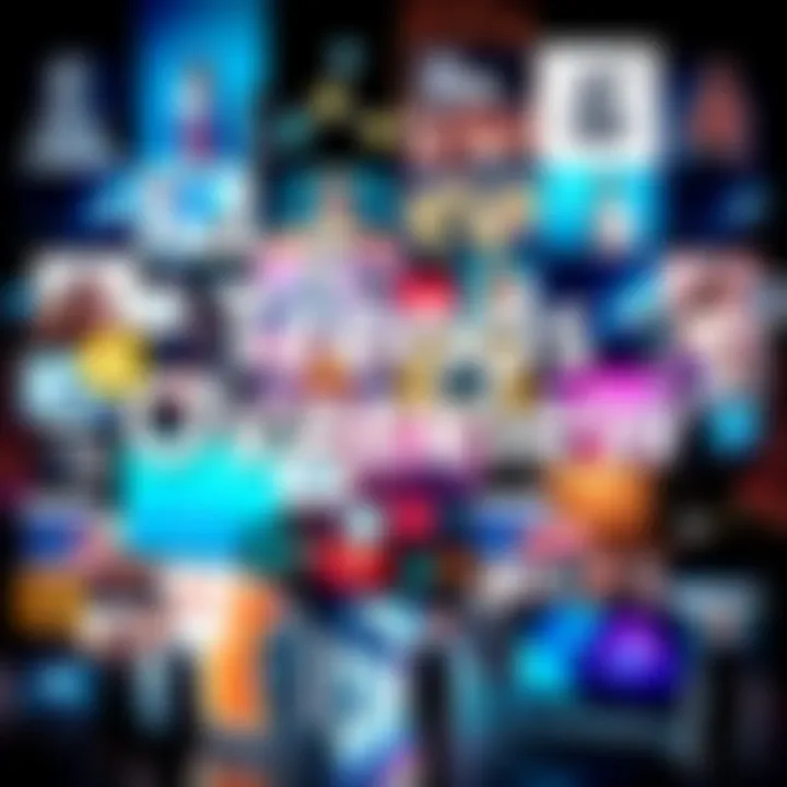 A collage of various trending topics including technology, fashion, and social issues