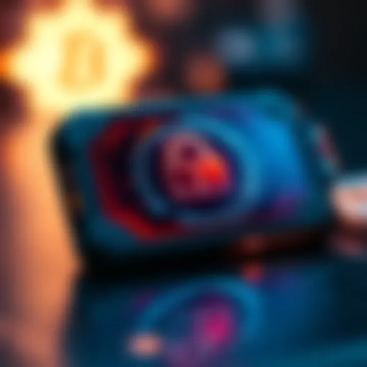 A Trezor 7 device displaying a digital lock graphic, symbolizing security for Bitcoin against quantum threats.