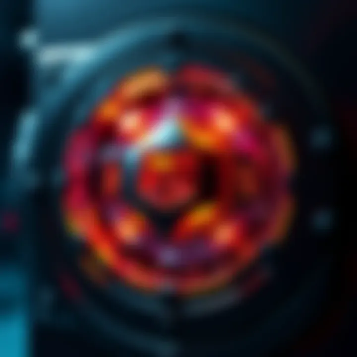 Close-up of Trezor Safe 3 showing intact hologram