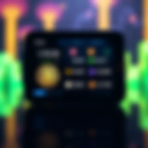 A Trezor wallet showing various cryptocurrency balances like Bitcoin and Dogecoin on its screen, highlighting the potential linking of accounts with the same seed.