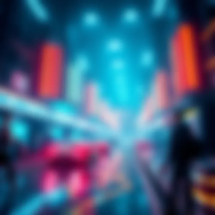 A vibrant scene from TRON: Legacy showcasing futuristic visuals and neon lights