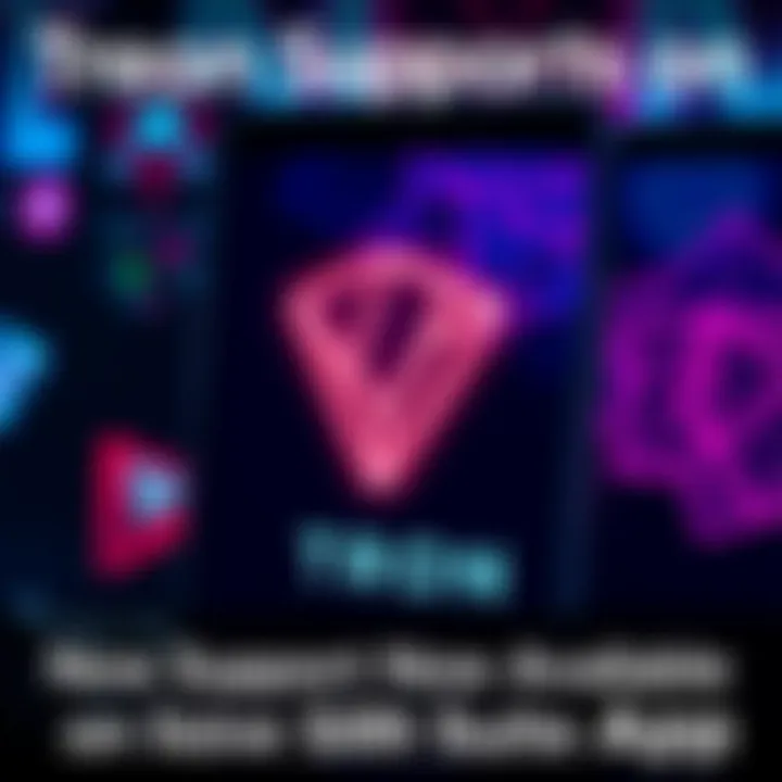 Graphic showing Tron logo integrated with Trezor Suite App interface