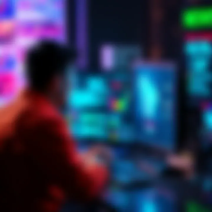 Person trying to recover access to their Tron wallet after app closure, looking at a computer screen with crypto information.