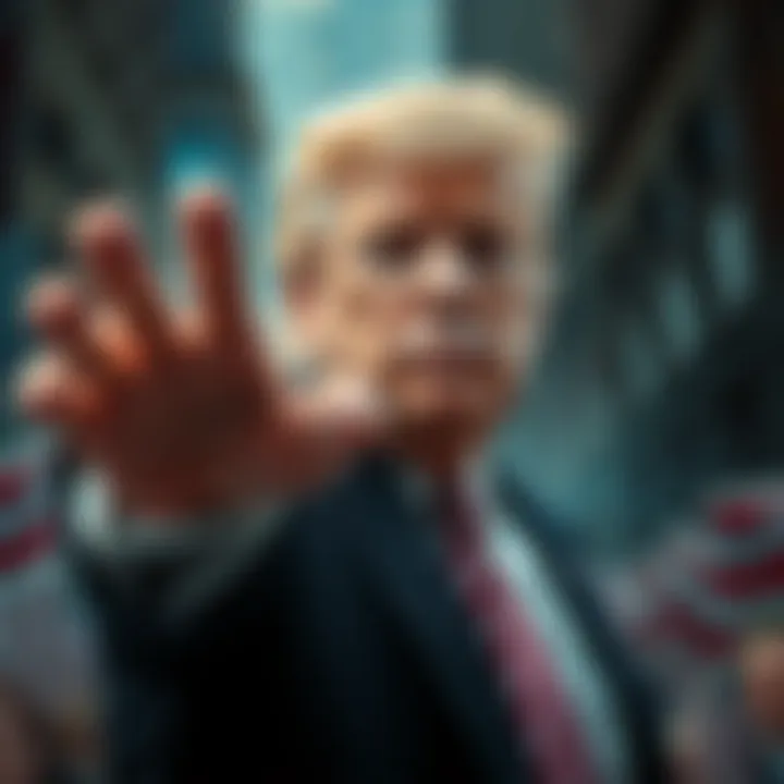 Donald Trump promoting a $100K monthly subscription service for Wall Street firms to access Truth Social posts early