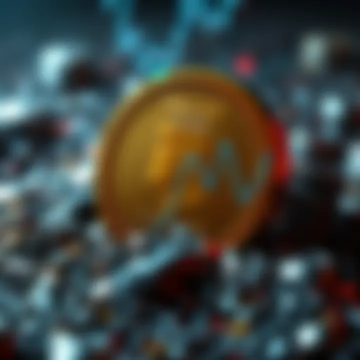 Trump Coin Value Drop A graphic showing a steep decline in the value of Trump coin, representing a 94% drop amid falling memecoin interest