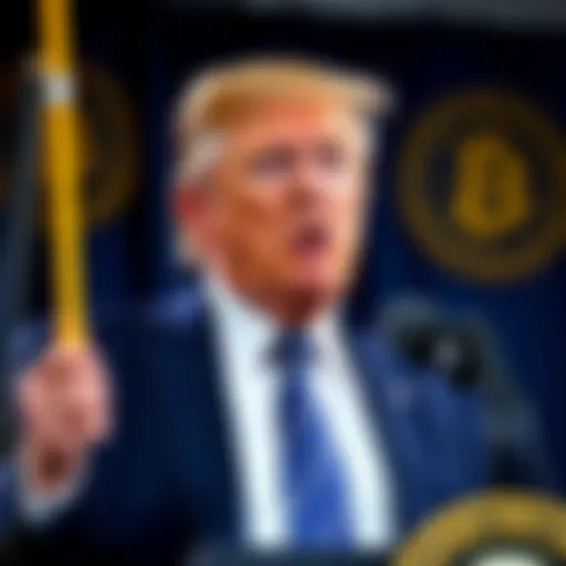 President Trump talks about Bitcoin and cryptocurrency in a press conference, expressing his support and excitement about the market.