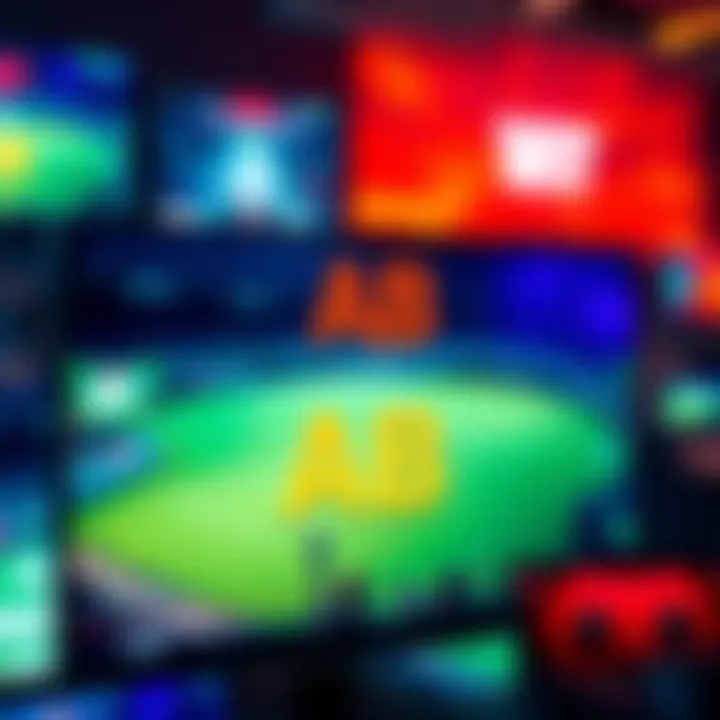 A screenshot showing two stacked AB advertisements on a player's screen, highlighting player engagement and ad revenue potential.