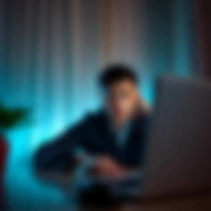 A concerned UK resident staring at a laptop screen showing a £0 balance on their Binance account, feeling confused and frustrated about missing funds.