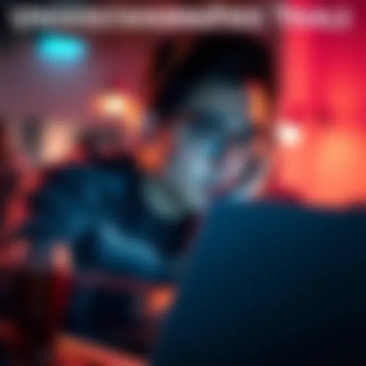 A person looking confused while reviewing subscription terms on a laptop, symbolizing the risks of free trials