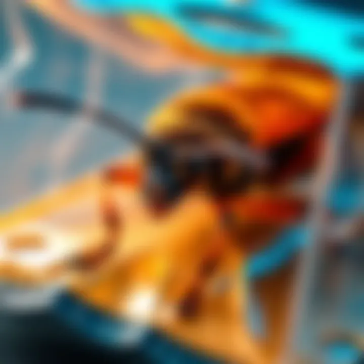 Close-up of a unique bug discovered inside a standard pack, showcasing its distinct features.