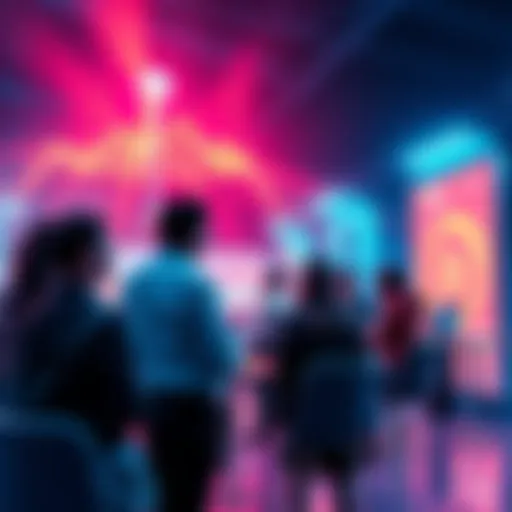 A group of people discussing Uniswap and Solana network integration at a digital forum.