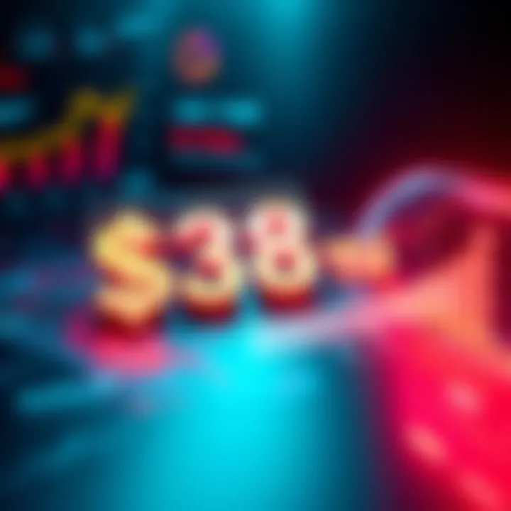 U.S. National Debt Overview A visual representation showing the U.S. national debt at $38 trillion compared to global debt at $8 trillion, with graphs and charts illustrating the massive figures.