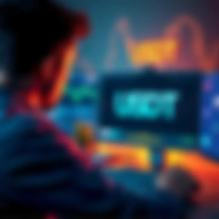 A person looking frustrated at a computer screen displaying transaction issues between Xlayer and Coinbase, with USDT graphics in the background.