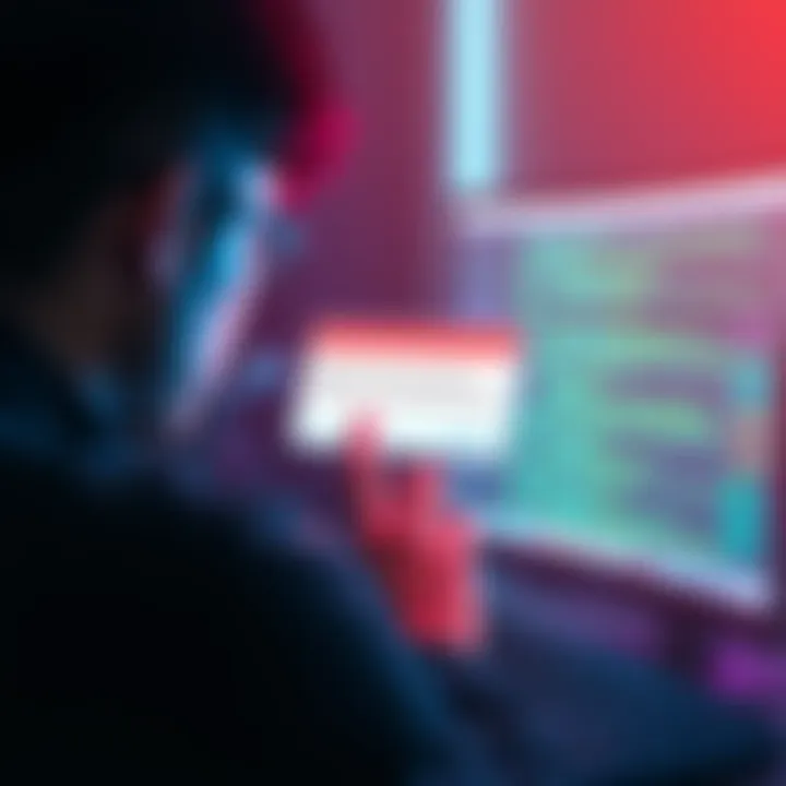 A person looking at a computer screen showing an error message about XDC access and missing Ledger support