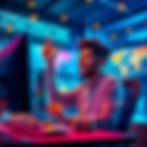 A person celebrating while looking at their computer screen after recovering funds from Hotbit with expert help.