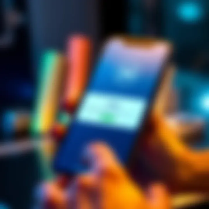 A visual representation of a crypto transaction showing an incorrect memo error on a smartphone screen with XLM logo