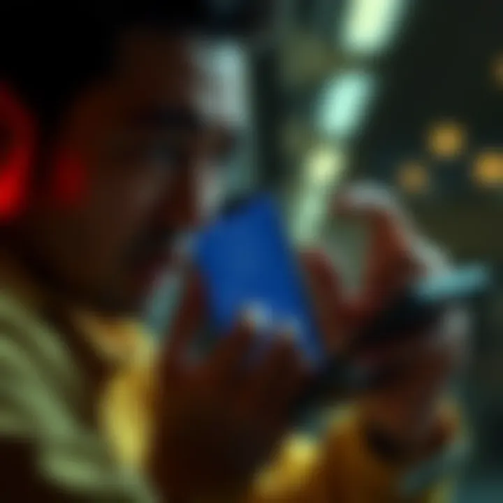 A person looking frustrated while trying to reset their Authenticator App for two-factor authentication on a smartphone, showing the app on the screen.