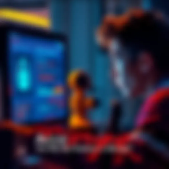 User facing access issue Person looking at computer screen with a confused expression, indicating problems with access verification for Daybreak.