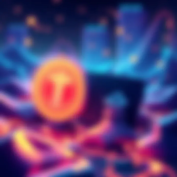 Illustration showing the relationship between UTXO and Tangem Wallet with a focus on transaction costs and privacy.