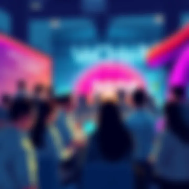 People engaged in discussion about VeChain developments on a digital platform