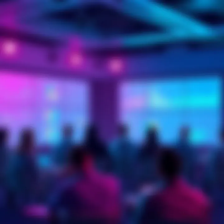 People discussing VeChain updates in an online forum setting with charts and graphics related to VeChainThor and recent upgrades.