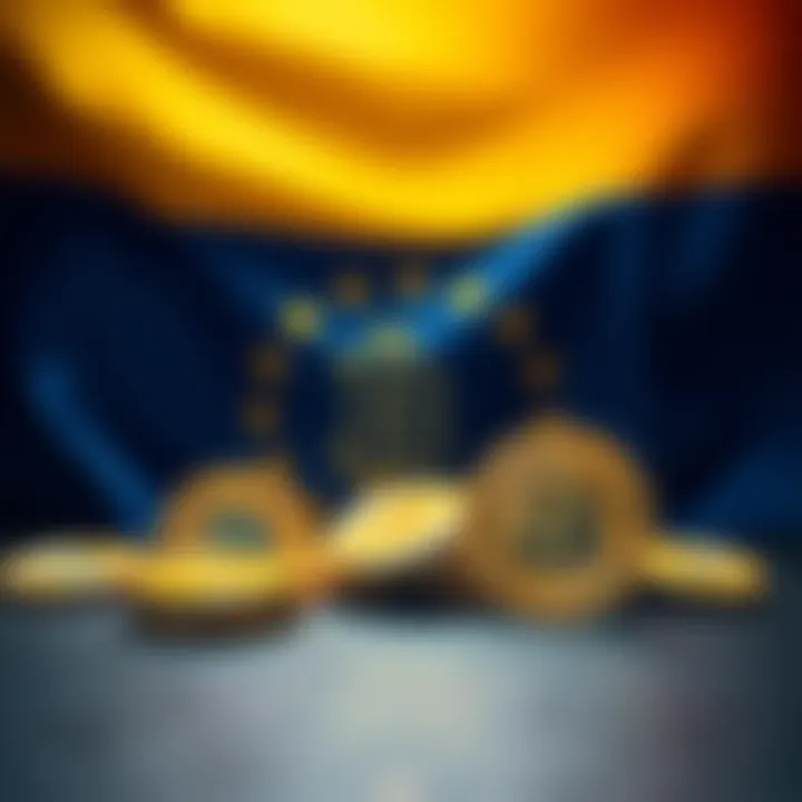 A visual representation of Bitcoin symbols and Venezuela's flag, indicating hidden cryptocurrency reserves.