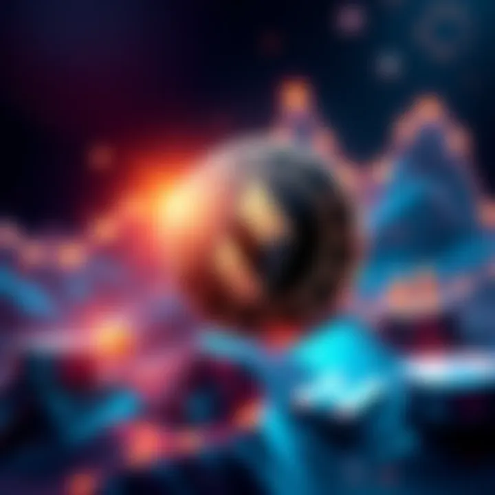 Vero Stablecoin Concept Illustration of Vero stablecoin representing the combination of Monero and Swiss franc, with icons symbolizing privacy and stability.