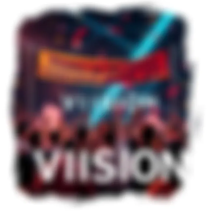 People celebrating the launch of VIISION with banners and confetti, showcasing the community's excitement and participation.