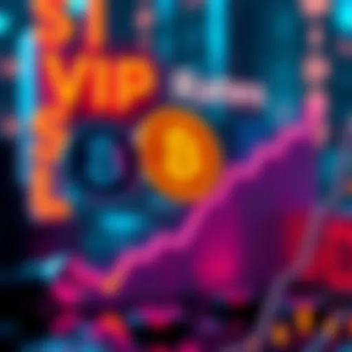 Visual representation of high returns in crypto featuring symbols for SOL, USDC, and USDT with a graph showing growth.