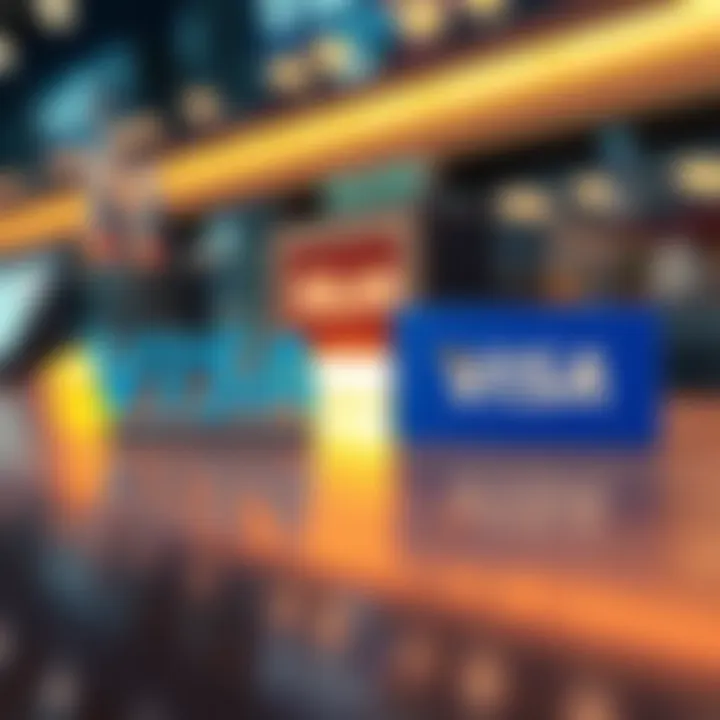 Visual of Visa logo alongside Solana logo, symbolizing the integration for stablecoin transactions