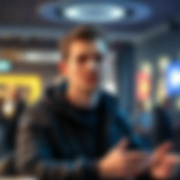 Vitalik Buterin Critiques Banking Blockchain Ethereum founder Vitalik Buterin speaking about the limitations of connecting banks on a blockchain, emphasizing decentralization and transparency issues.