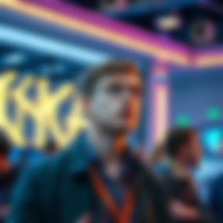 Vitalik Buterin speaking at an event, highlighting the benefits of Kaspa's DAG model in blockchain technology