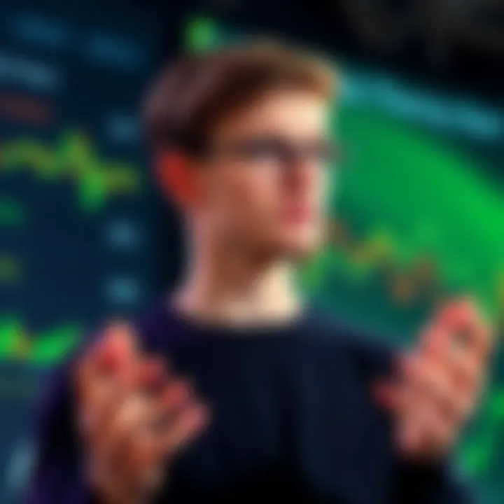 Vitalik Buterin speaking about the Lean Ethereum plan, with graphics showing Ethereum's scalability and efficiency updates in the background.