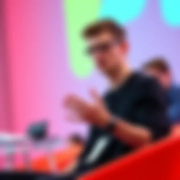 Vitalik Buterin speaking at a conference, emphasizing the importance of ZK-SNARKs for blockchain technology to prevent centralization.