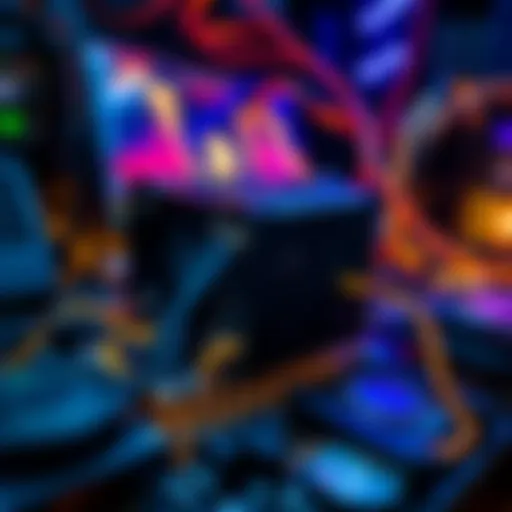 A compact Volcminer D1 Mini mining device connected and working, with multiple coins displayed on a screen, showcasing its efficiency and performance in solo mining.