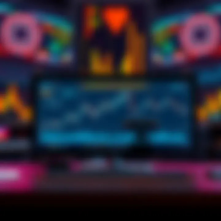 A computer screen displaying automated scripts manipulating votes in a decentralized organization setup, with graphs and charts indicating fraudulent activity.