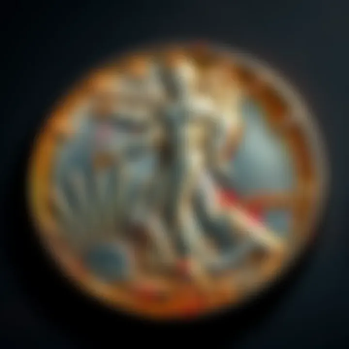 A close-up view of a 1939 Walking Liberty coin showing potential error or alteration marks