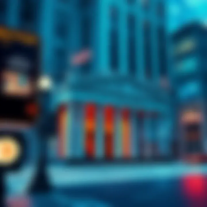 Wall Street banks preparing legal documents to challenge the rise of crypto shadow banks, symbolizing financial conflict.