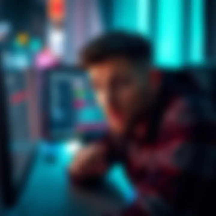 A frustrated person looking at a computer screen with wallet connection error message.