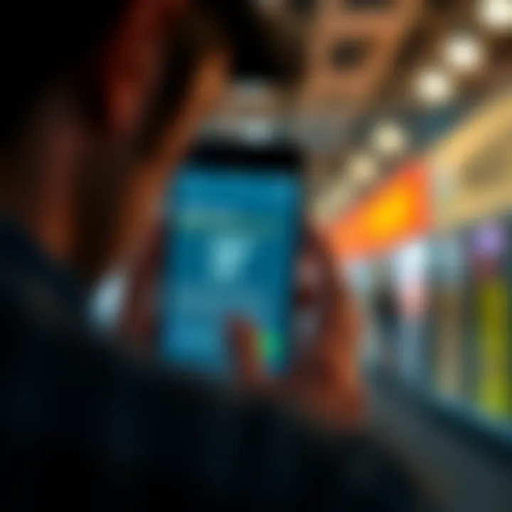A user looking at a smartphone screen displaying wallet issues and migration concerns related to the Pi Network.