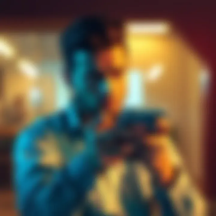 A person holding a phone with a worried expression, seeking help to recover lost funds from their Trust Wallet.