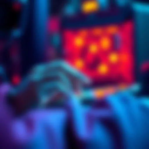 A person setting up a digital wallet on their device for mining app withdrawals