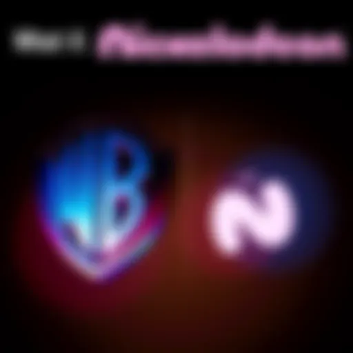Logos of Warner Bros. and Nickelodeon side by side, representing a partnership in children's entertainment