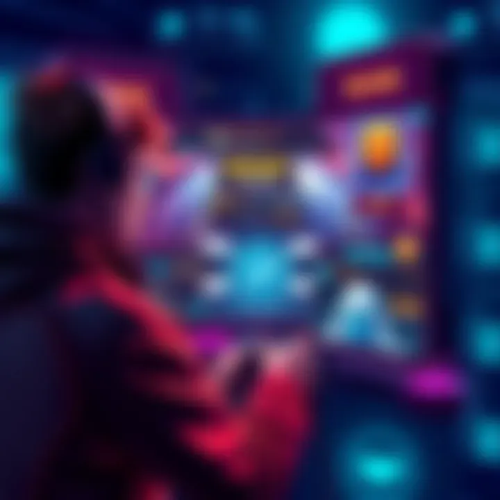 A gamer playing the Warship mini-game, focused on reaching a rank to earn Atlas Bucks. The screen displays rank rewards and Atlas Bucks payouts.