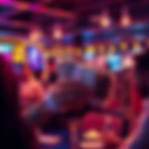 A person holding a stack of cash while interacting with others at a social gathering, showcasing the influence of wealth on relationships.