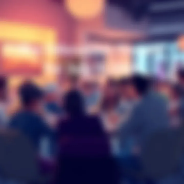 People engaging in a casual discussion online, sharing thoughts and questions in a friendly environment.